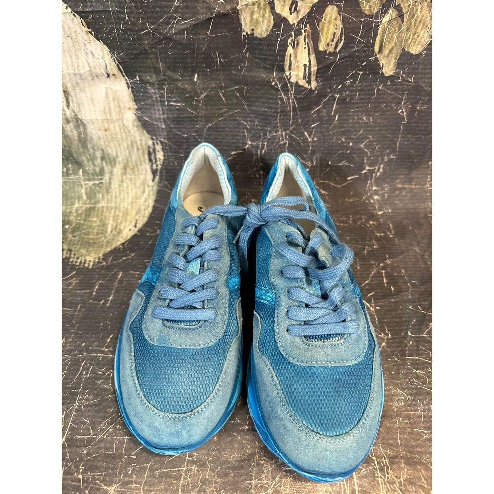 Free People Let's Wander Washed Sneaker Size 37 - Picture 2 of 4